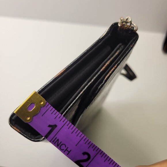 Animal Print Silver Grey and Black Clutch Wallet Purse Travel Unisex Wallet - Picture 6 of 7